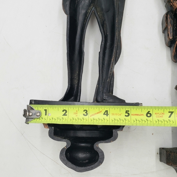 1971 Dart Revolutionary War Soldiers Wall Plaque Set 19x5.5 In Bronze Resin USA - Picture 9 of 11